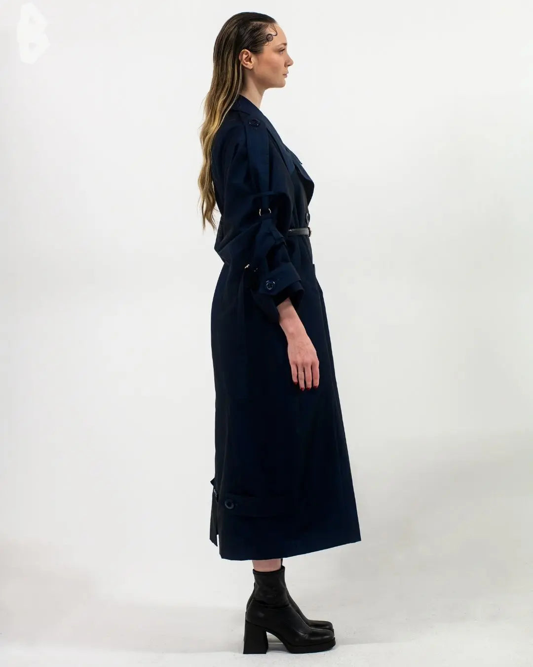Trench Coat oversize effet manche Femme