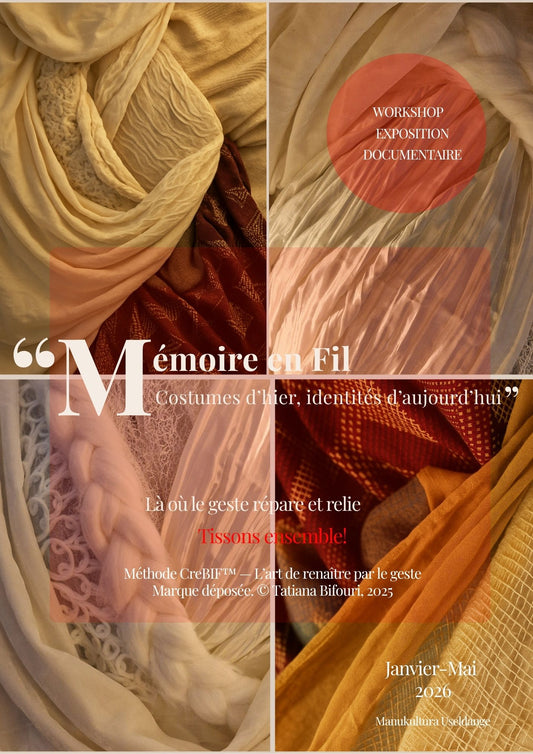 Mémoire en Fil – Costumes d’hier, identités d’aujourd’hui : Atelier créatif et durable
